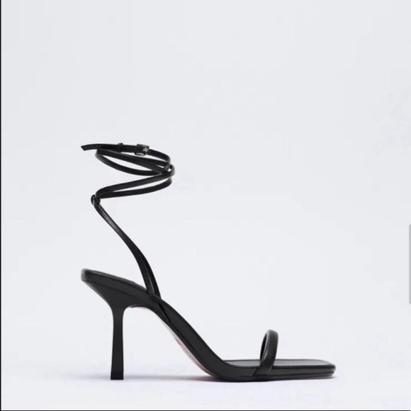 ZARA Strappy Heeled Sandals - 38 - Picture 2 of 4